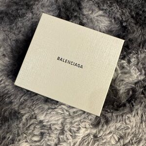 Balenciaga Gray Wallet/Jewelry Box and Dustbag Set
